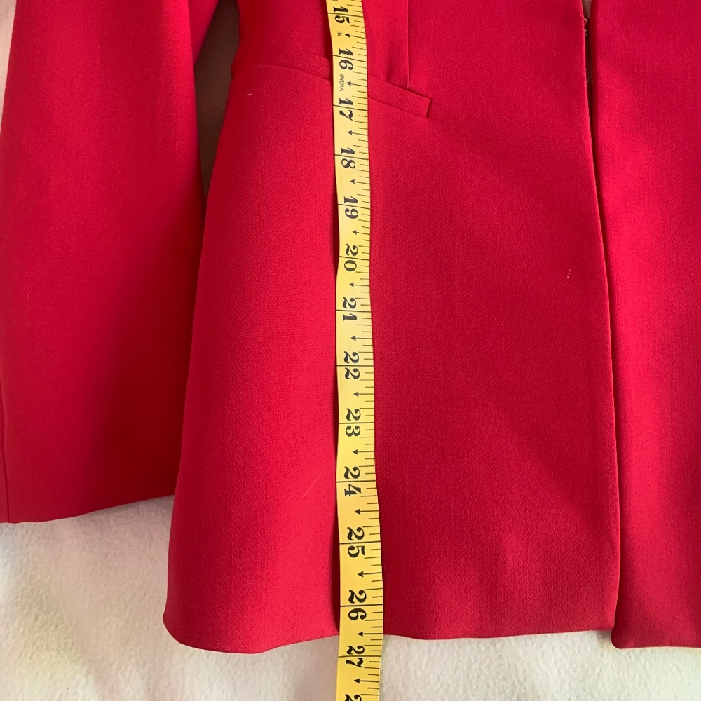 Zara Raspberry Red Blazer - Picture 6 of 12